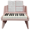 Electronic Music Instrument Toys Colorful Wooden Mini Child Piano for Kids 25 Keys Cartoons Wooden Digital Piano