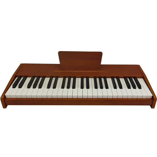 Mini Portable Wooden Electronic Organ 49 Keys Touch Control Digital Piano Keyboard Instrument