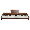 Mini Portable Wooden Electronic Organ 49 Keys Touch Control Digital Piano Keyboard Instrument