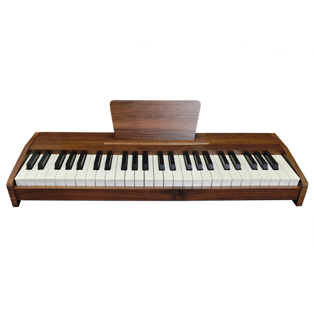 Mini Portable Wooden Electronic Organ 49 Keys Touch Control Digital Piano Keyboard Instrument