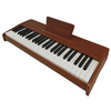 Mini Portable Wooden Electronic Organ 49 Keys Touch Control Digital Piano Keyboard Instrument
