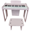 Mini Portable Digital Piano Musical Keyboard Instrument 37 Keys Wooden Electronic Piano Upright