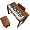 Mini Portable Digital Piano Musical Keyboard Instrument 37 Keys Wooden Electronic Piano Upright