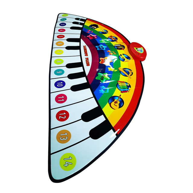 Rainbow Piano Dance Mat