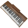 Mini Portable Wooden Electronic Organ 49 Keys Touch Control Digital Piano Keyboard Instrument