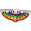 Rainbow Piano Dance Mat
